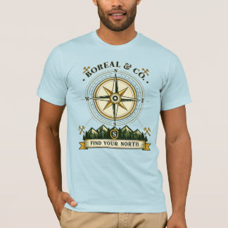 Find Your North Kompass-Abzeichen | BOREAL & CO T-Shirt