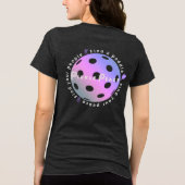 Find your people, find your peace Tri-Blend shirt (Rückseite)