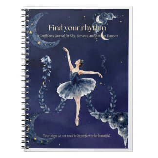 Find Your Rhythm Ballerina Notizbuch | Ava Solara Notizblock