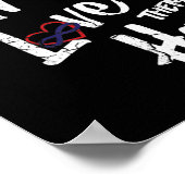 Find Your Tribe Love Them Hard Funny Family Reunio Poster (Ecke)