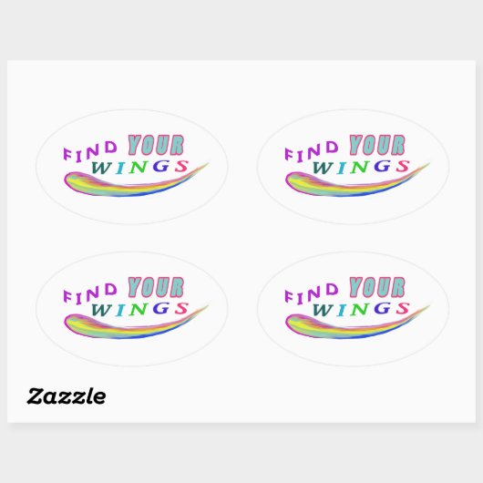 FInd Your Wings Sticker (Blatt)