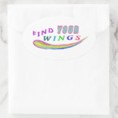 FInd Your Wings Sticker (Tasche)