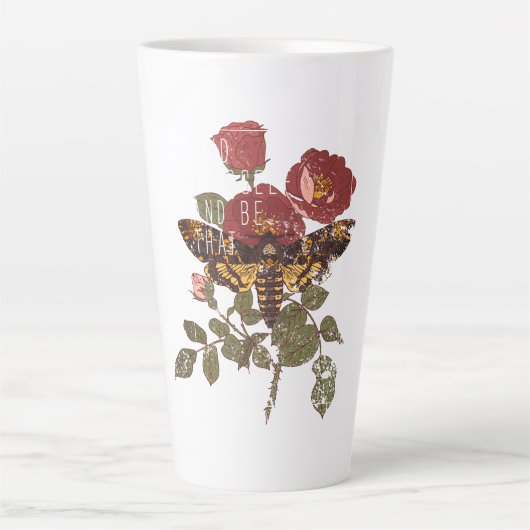 find yourself and be that self motivation milchtasse (Vorderseite)