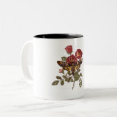 find yourself and be that self motivation  zweifarbige tasse (Vorderseite Links)