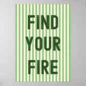 Finde dein Feuer Poster (Vorne)