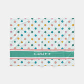 Finde deine Gefühle Fleecedecke (Vorderseite (Horizontal))