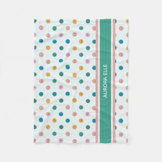 Finde deine Gefühle Fleecedecke (Vorderseite)