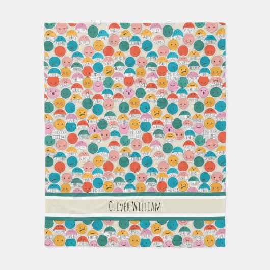 Finde deine Gefühle Personalisierte Decke (Vorderseite)