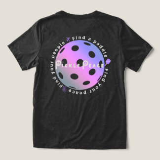 Finde deine Leute, finde deinen Frieden Tri-Blend Shirt