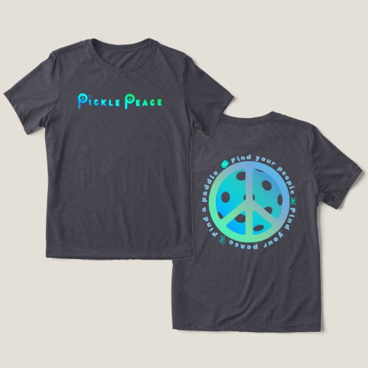 finde deine...... Tri-Blend shirt (Design Vorderseite & Rückseite)
