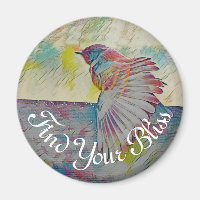 Finde deinen Bliss-Regenbogen-Vogel im Magnet der 
