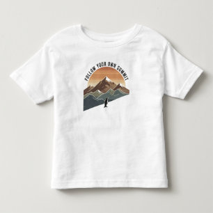 Finde deinen eigenen Gipfel – Inspirierender Pingu Kleinkind T-shirt