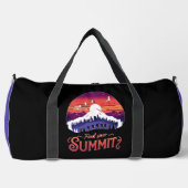 Finde deinen Gipfel? Nachtwanderung Duffle Bag (Vorderseite)