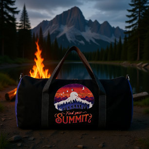 Finde deinen Gipfel? Nachtwanderung Duffle Bag