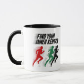 Finde deinen inneren kenianischen Marathon Tasse (Links)