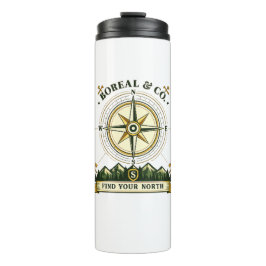 Finde deinen Nord-Kompass Badge | BOREAL & CO Thermosbecher