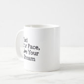 Finde deinen Rhythmus Kaffeetasse (Vorderseite Links)