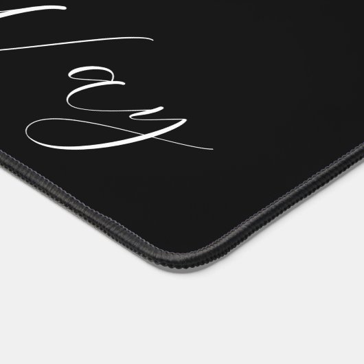 'Finde deinen Weg' Phrase White Script Schreibtischunterlage (Ecke)