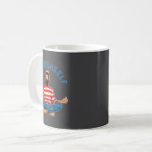 Finde dich selbst lustige Meditation Kaffeetasse (Vorderseite Links)