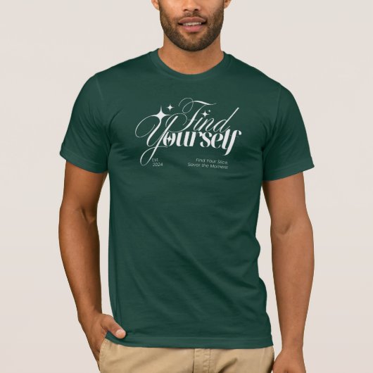finde dich selbst T-Shirt (Vorderseite)