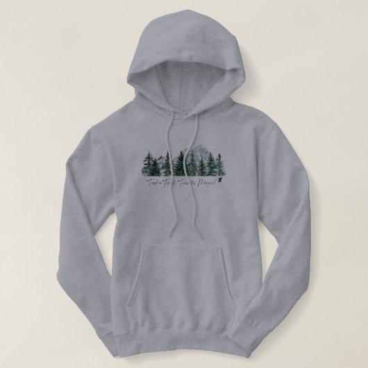 Finde einen Wald. Finde die Magie! Hoodie (Design vorne)