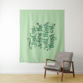 Finde es, wo die wilden Kerle sind  Wandteppich (Beispiel)