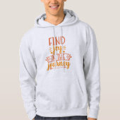 Finde Freude Auf Der Reise Hoodie (Vorderseite)