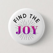 Finde Freude Button (Vorderseite)