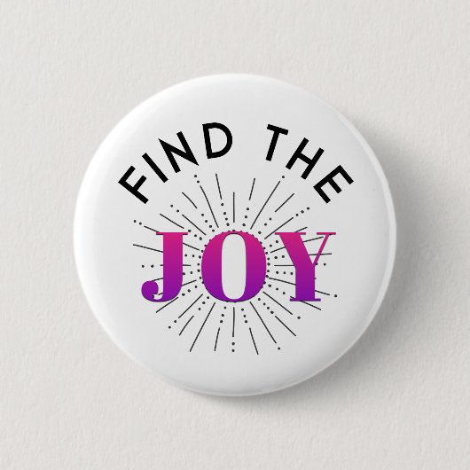 Finde Freude Button (Vorderseite)