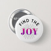 Finde Freude Button (Vorne & Hinten)