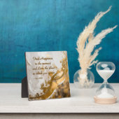 Finde Glück im Moment... Lee Hiller Quote Fotoplatte (InSitu)