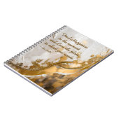 Finde Glück im Moment... Lee Hiller Quote Notizblock (Linke Seite)