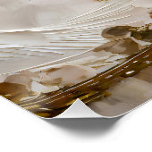 Finde Glück im Moment... Lee Hiller Quote Poster (Ecke)