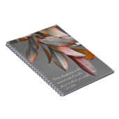 Finde Glück im Moment... Notizblock (Rechte Seite)