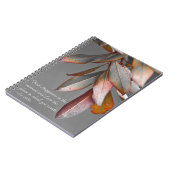 Finde Glück im Moment... Notizblock (Linke Seite)