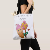 „Finde heraus, wer du bist und tu es mit Absicht.“ Tasche (Von Nahem)
