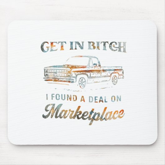 Finde ich Marktplatz Grafik Kunst Mousepad (Vorne)