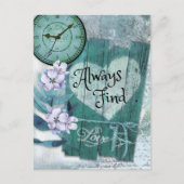 Finde immer Liebe Postkarte (Vorderseite)