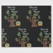 Finde mich im Wald Geschenkpapier (Flach)