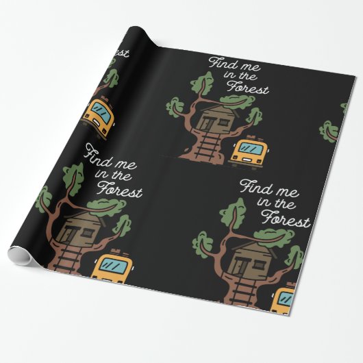 Finde mich im Wald Geschenkpapier (Ungerollt)