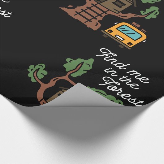 Finde mich im Wald Geschenkpapier