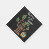 Finde mich im Wald Serviette (Ecke)