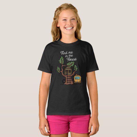 Finde mich im Wald T-Shirt (Vorne ganz)