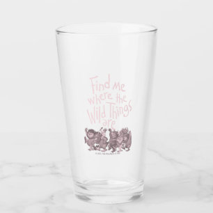 Finde mich, wo die wilden Kerle wohnen Glas