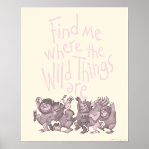 Finde mich, wo die wilden Kerle wohnen Poster