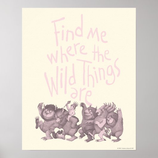 Finde mich, wo die wilden Kerle wohnen Poster (Vorne)