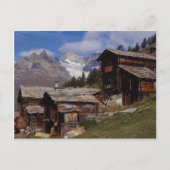 Findeln, Zermatt, die Schweiz Postkarte (Vorderseite)