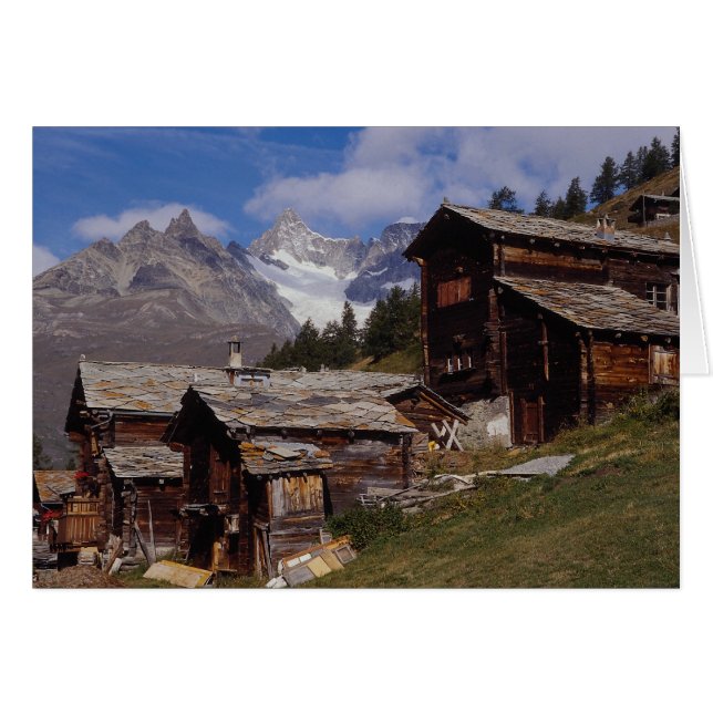 Findeln, Zermatt, Schweiz (Vorderseite (Horizontal))