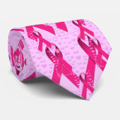 Finden-A-Heilung, Brustkrebs-Bewusstsein_ Krawatte (Gerollt)