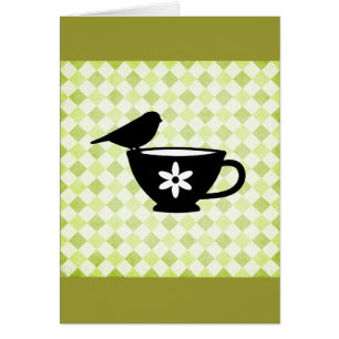 Finden auf Teacup-Silhouette